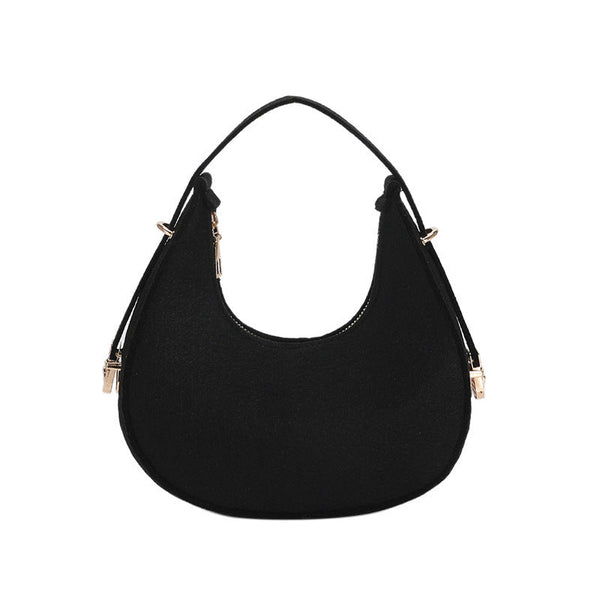 Matte Crescent Shoulder Bag XMY8036