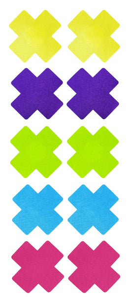 Cross Brightly Colored Pasties