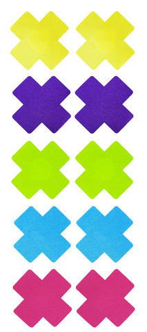 Cross Brightly Colored Pasties