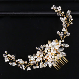 Crystal & Pearl Hair Combs