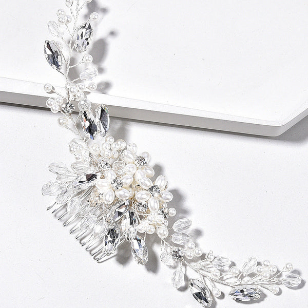 Crystal & Pearl Hair Combs