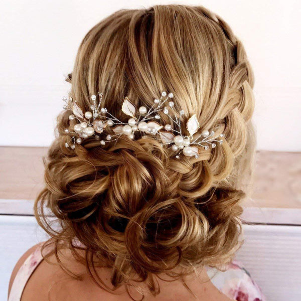 Crystal & Pearl Hair Pin