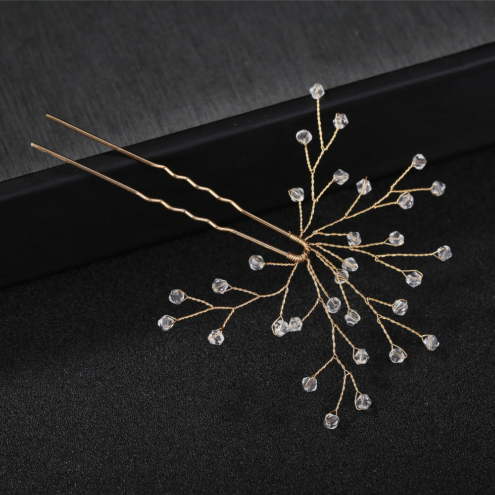 Crystal Bead Hair Pins