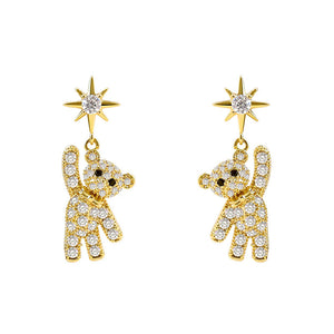 Cute little bear premium earrings