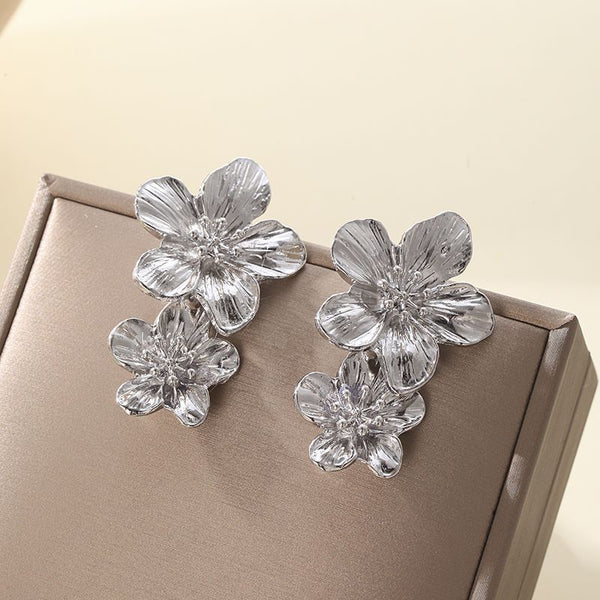 Double Flower Earrings
