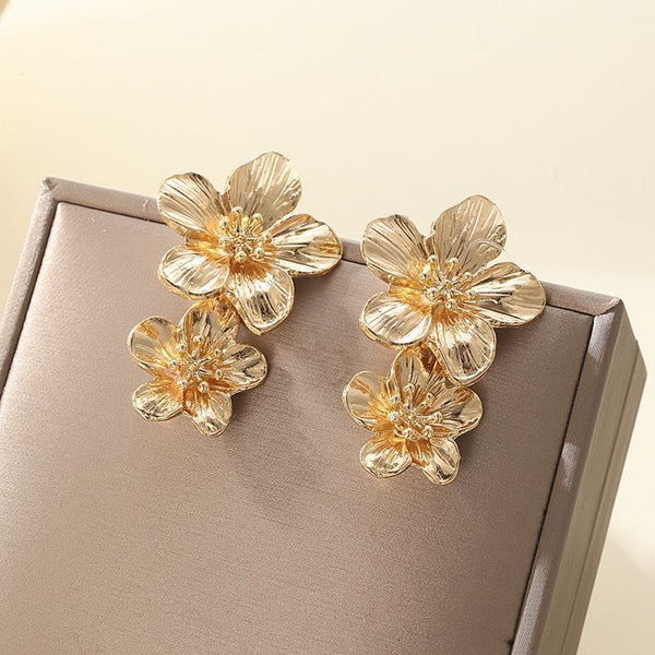Double Flower Earrings