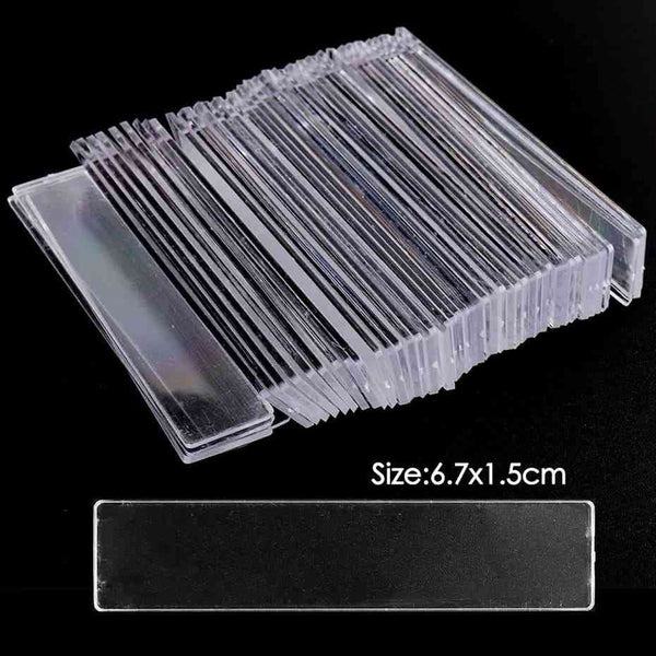 10pcs Acrylic Transparent Nail Art Display Stand