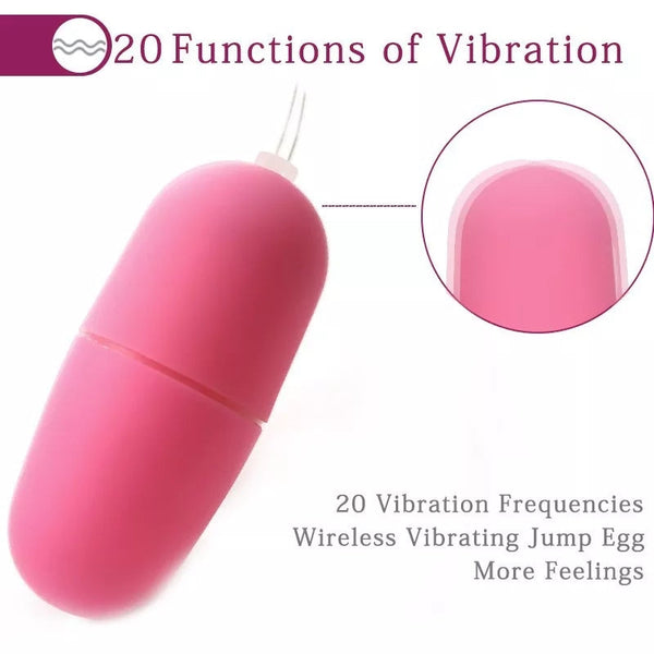 20 Frequency Female Vibrating Wireless Remote Egg