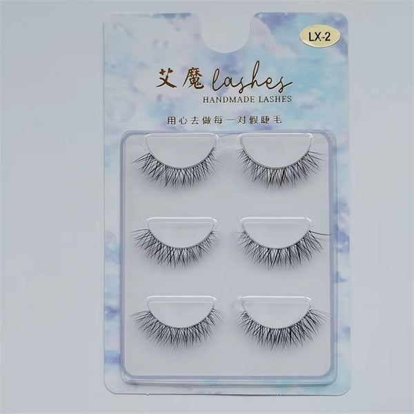3 Pairs Pack of False Lashes