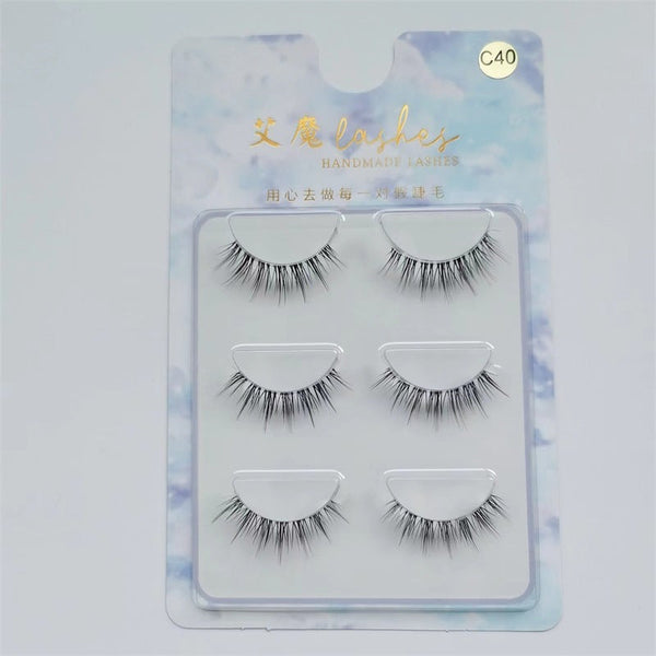 3 Pairs Pack of False Lashes