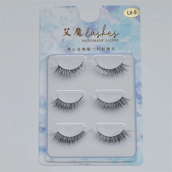 3 Pairs Pack of False Lashes
