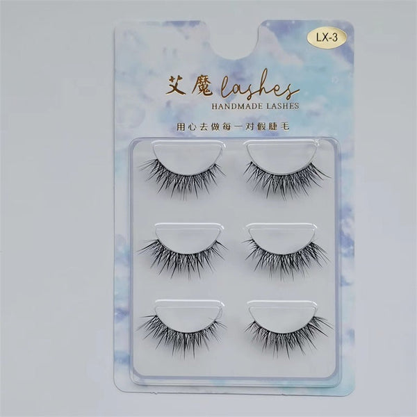 3 Pairs Pack of False Lashes
