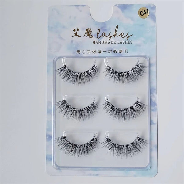 3 Pairs Pack of False Lashes