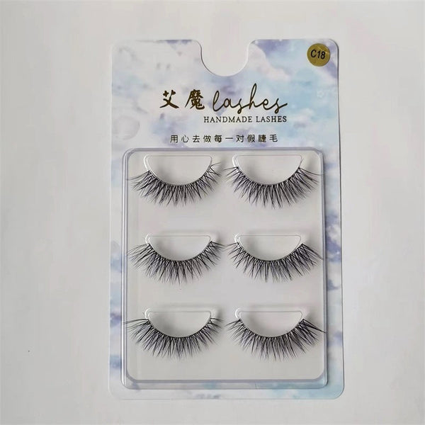 3 Pairs Pack of False Lashes