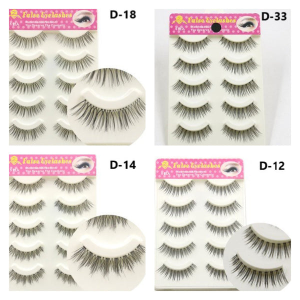 5 Pairs Eyelashes Pack