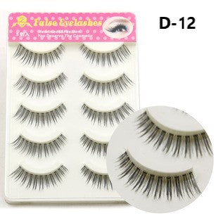 5 Pairs Eyelashes Pack