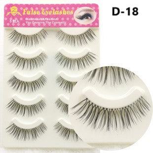 5 Pairs Eyelashes Pack