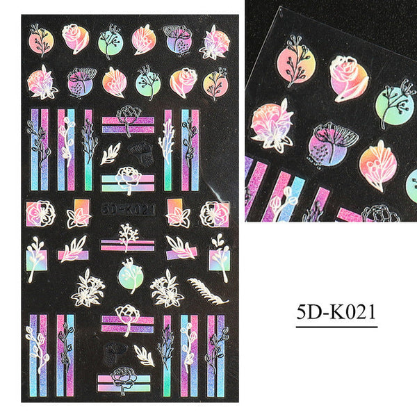 5D Nail Art Sticker