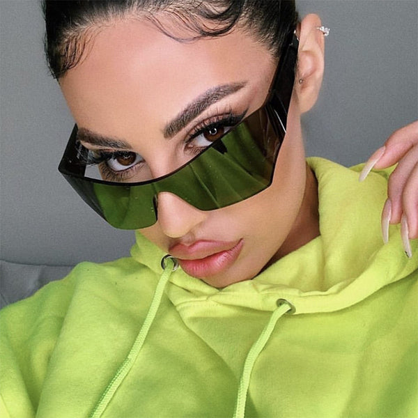 Large Frameless Sunglasses