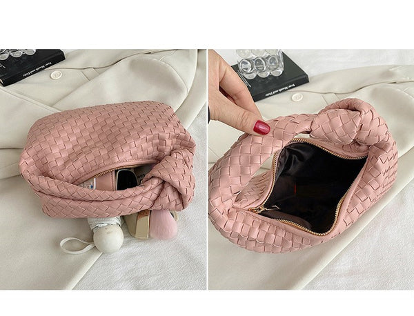 Knotted Woven Texture Clutch SB388