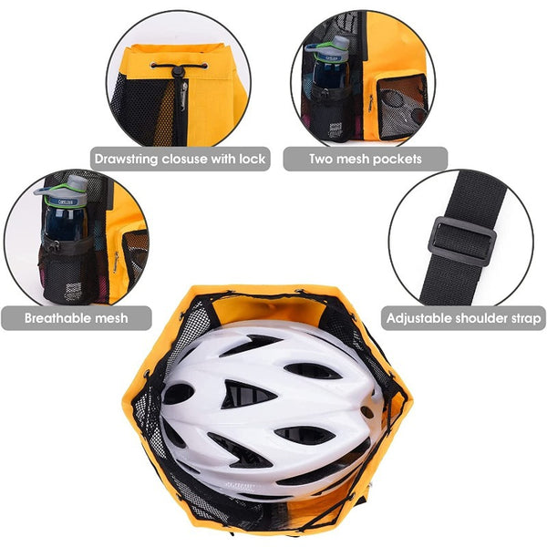 Mesh Drawstring Sports Backpack APJ03