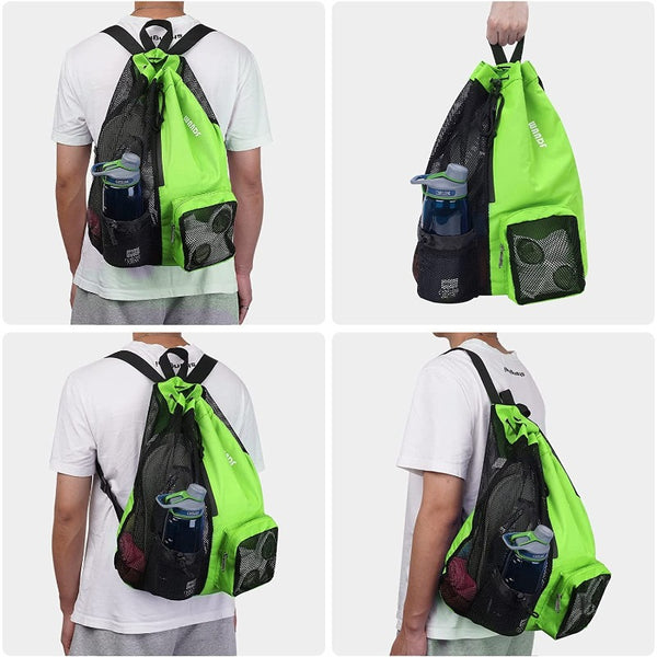 Mesh Drawstring Sports Backpack APJ03