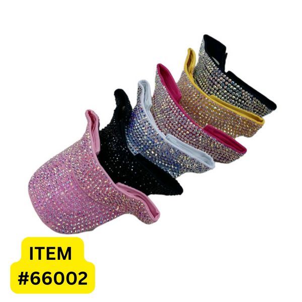Visors With Rhinestones 66002