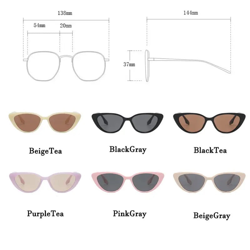 Small Cat Eye Sunglasses