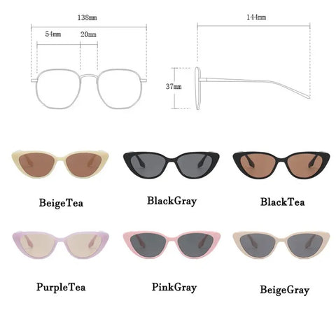 Small Cat Eye Sunglasses