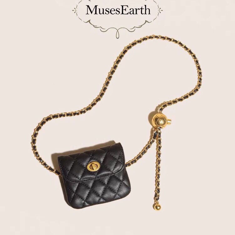 Gold Ball Waist Chain With Bag