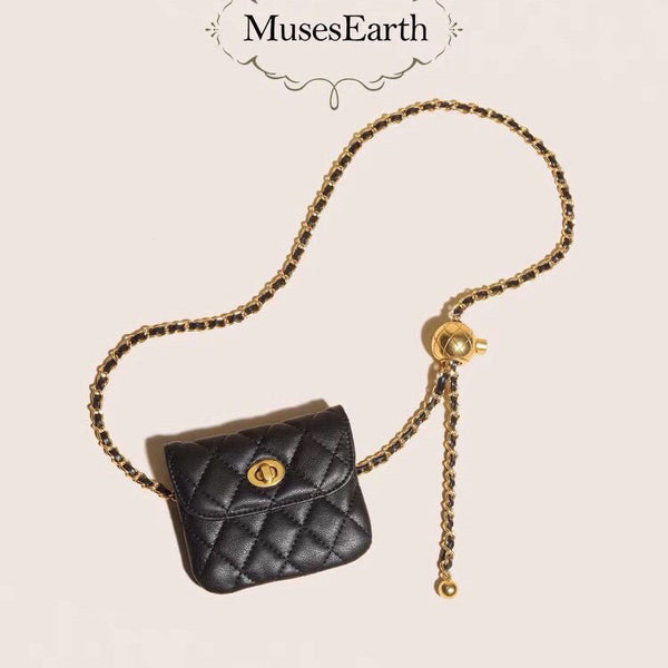 Gold Ball Waist Chain With Bag