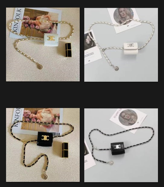 Gold Ball Waist Chain Mini Bag