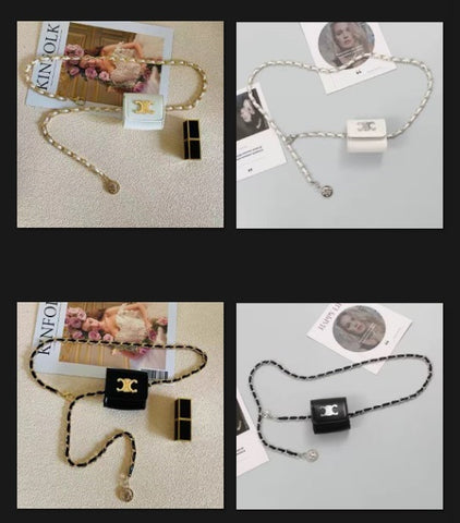 Gold Ball Waist Chain Mini Bag