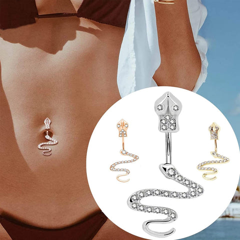 Snake Navel Ring