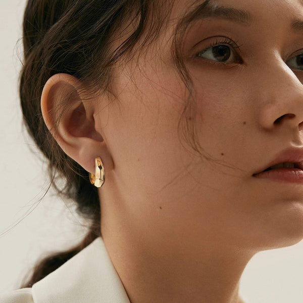 C Shaped Clip On Earrings 2
