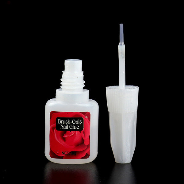 10g Brush On Nail Glue Transparent