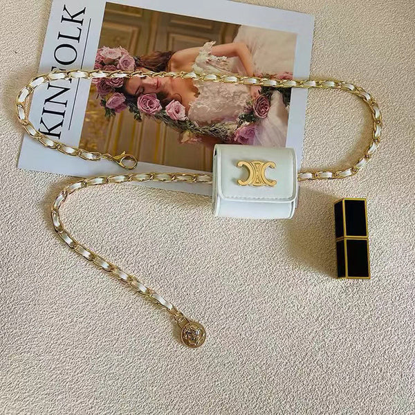 Gold Ball Waist Chain Mini Bag