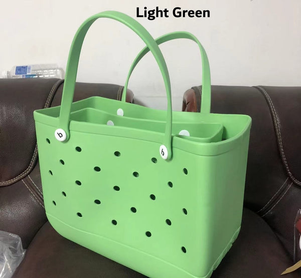 PVC Basket Large Beach Bag