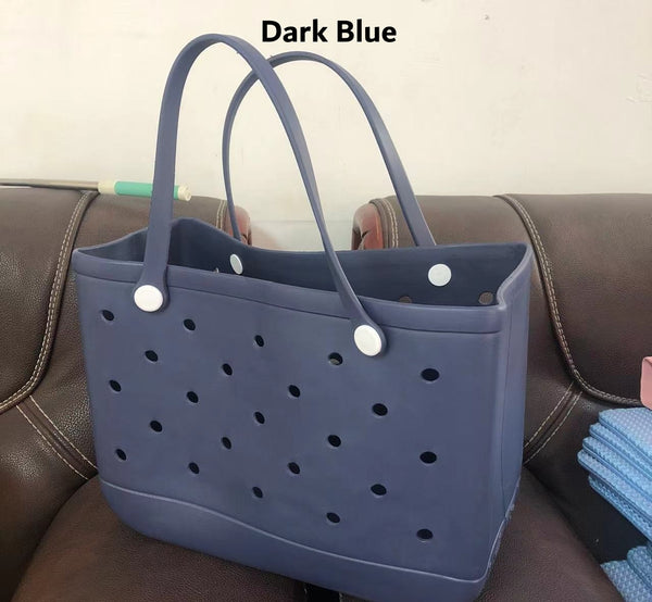 PVC Basket Large Beach Bag