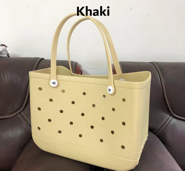 PVC Basket Large Beach Bag