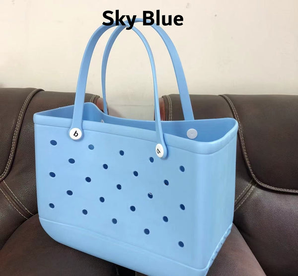 PVC Basket Large Beach Bag