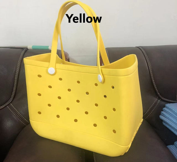 PVC Basket Large Beach Bag