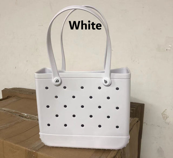 PVC Basket Large Beach Bag