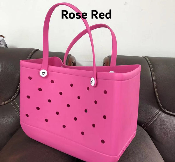 PVC Basket Large Beach Bag