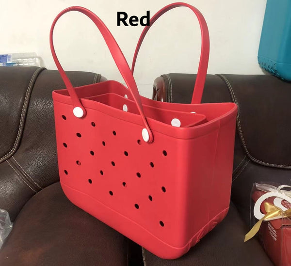 PVC Basket Large Beach Bag