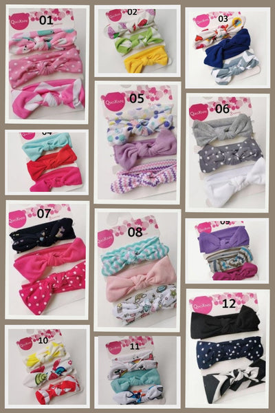 3 piece Baby Headband