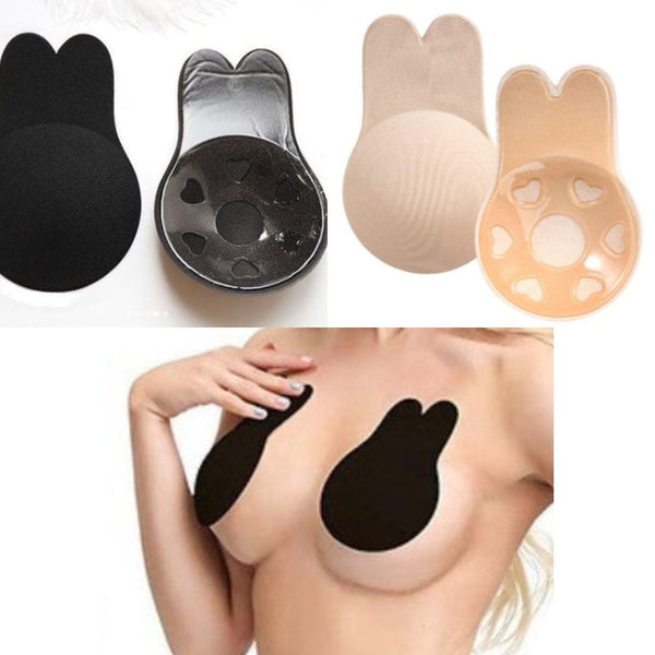 Rabbit Ears Reusable Breast Lift Stick On Bra