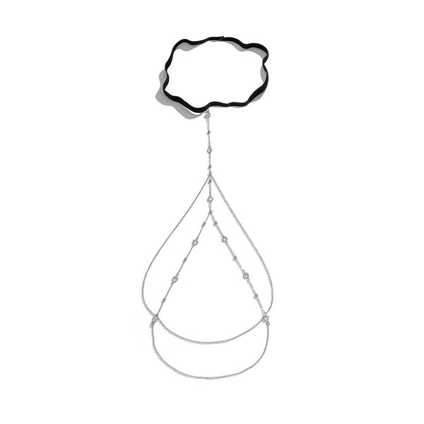 Rhinestones Leg Chains JS00229