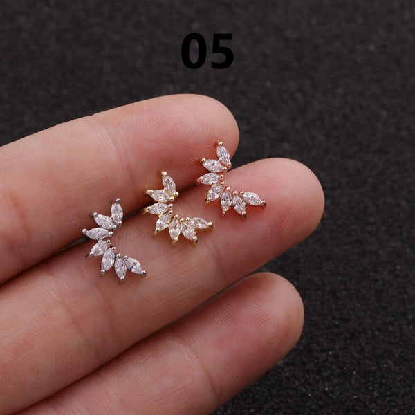 Stainless Steel Ear Piercing 100