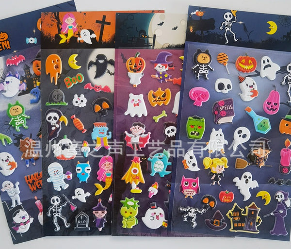 Halloween Bubble Stickers